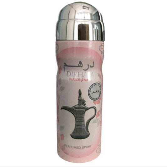 Dirham wardi 200 ml deodorant body spray halal dubai