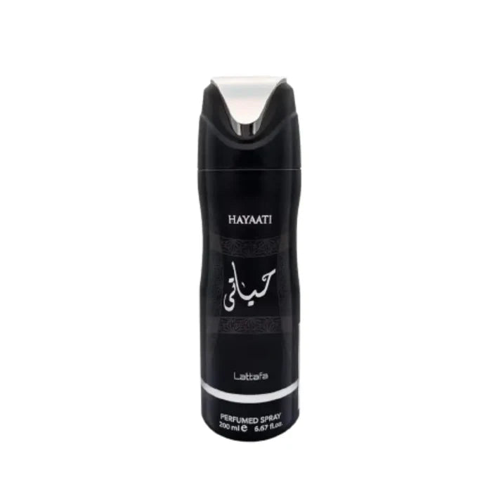 Hayaati (Black) 200ml Deodorant Body Spray Lattafa