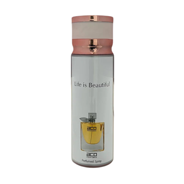 Life is Beautiful Perfumed Spray 200ml Body Spray by ACO Perfumes