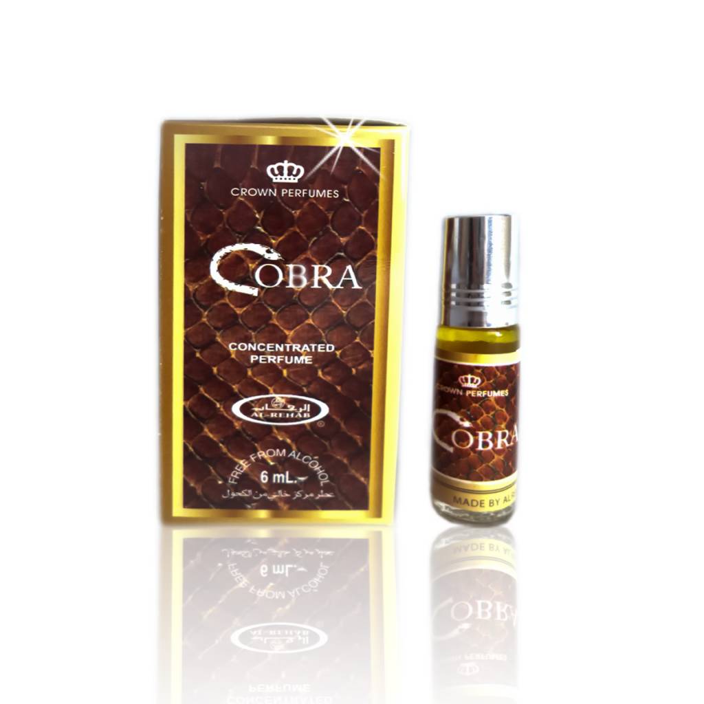 Cobra 6ml Roll On Perfume Oil By Al Rehab Unisex Arabic Arabian Fragrance Citrus halal