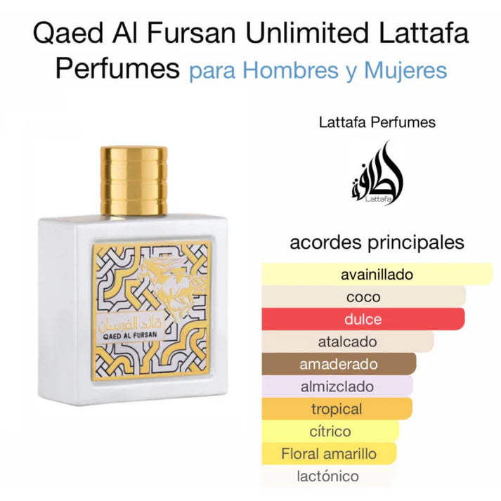 Qaed Al Fursan Unlimited Eau De Parfum 100ml Lattafa