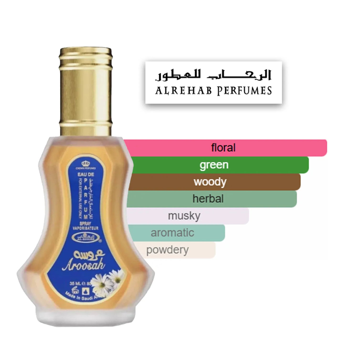 Aroosah Perfume 35ml Al Rehab