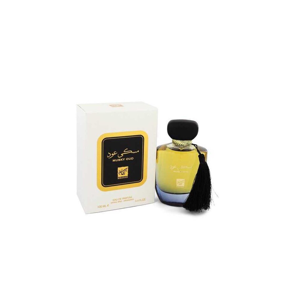RIHANAH Musky Oud Eau De Parfum 100ml Spray halal.
