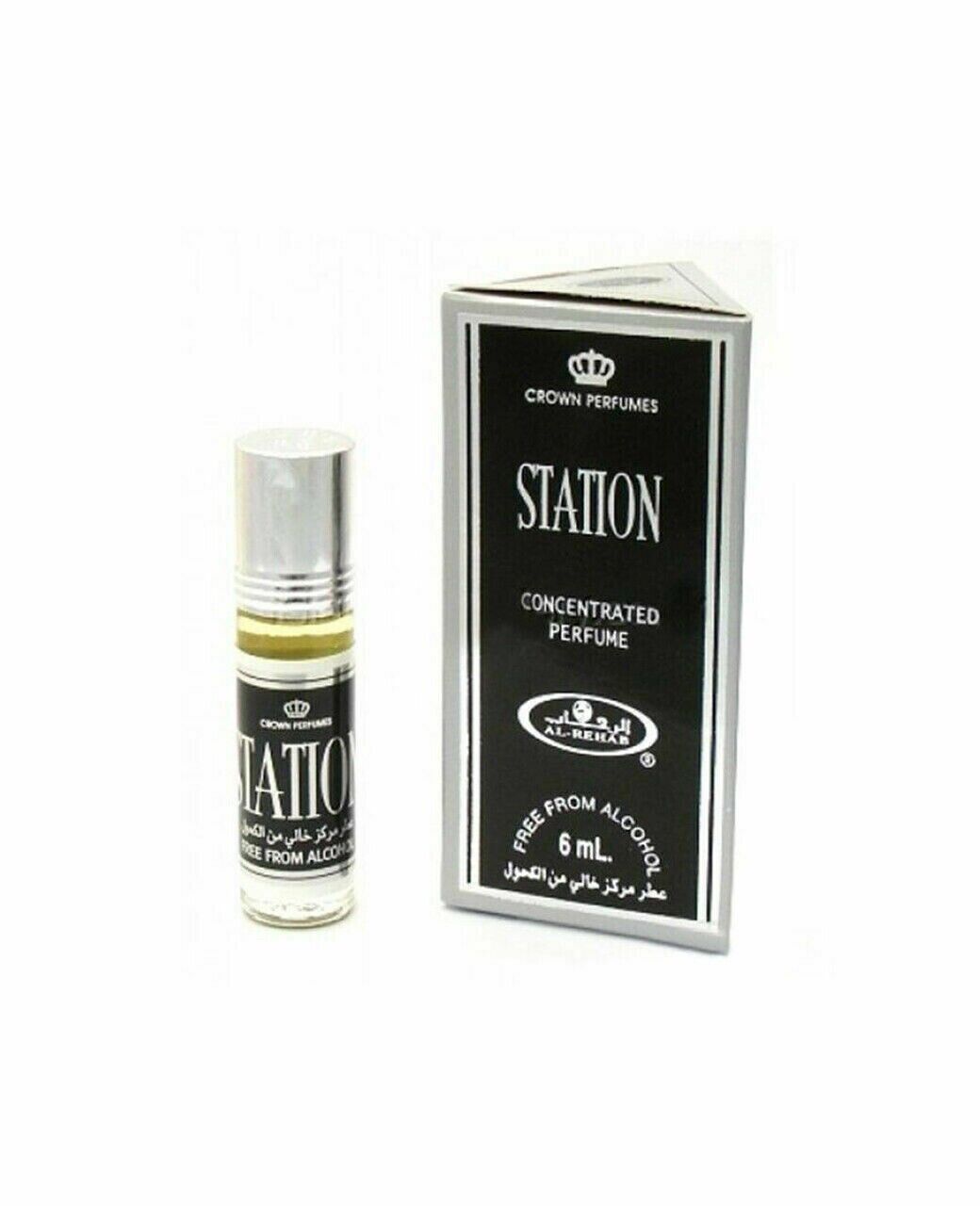 Station Roll-on Attar by Al-Rehab 6ml ( Premium Perfume/ Fragrance Oil) halal