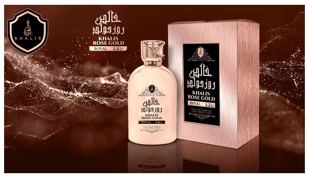 Rose Gold Royal EDP Perfume 100 ML By Khalis
