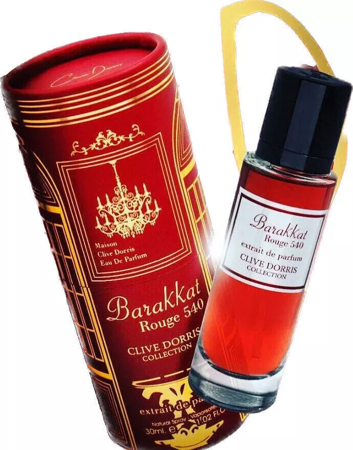 Barakkat Rouge 30ml Eau de Parfum for unisex | Clive Dorris Collection arabian