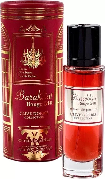 Barakkat Rouge 30ml Eau de Parfum for unisex | Clive Dorris Collection arabian