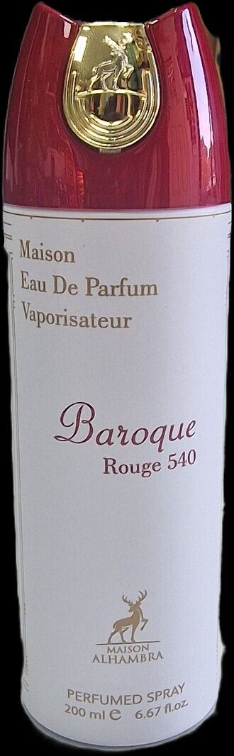 Baroque Rouge White Body Spray Maison Alhambra Deodorant Dubai UAE 200ml