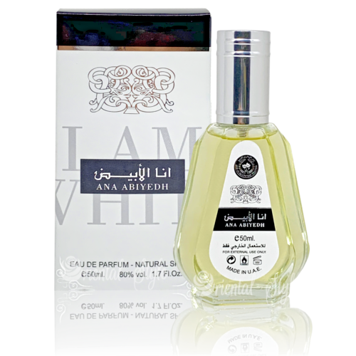 ARD AL ZAAFARAN PERFUME ANA ABIYEDH 50ML SPRAY EAU DE PARFUM halal