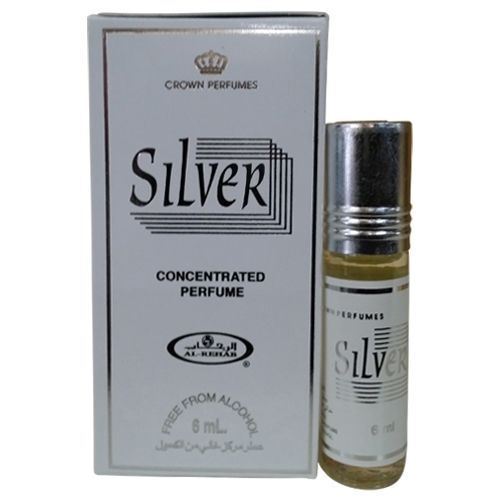Silver Al Rehab 6ML Ittar/Attar/Oil perfume halal