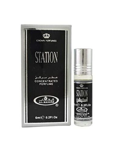 Station Roll-on Attar by Al-Rehab 6ml ( Premium Perfume/ Fragrance Oil) halal