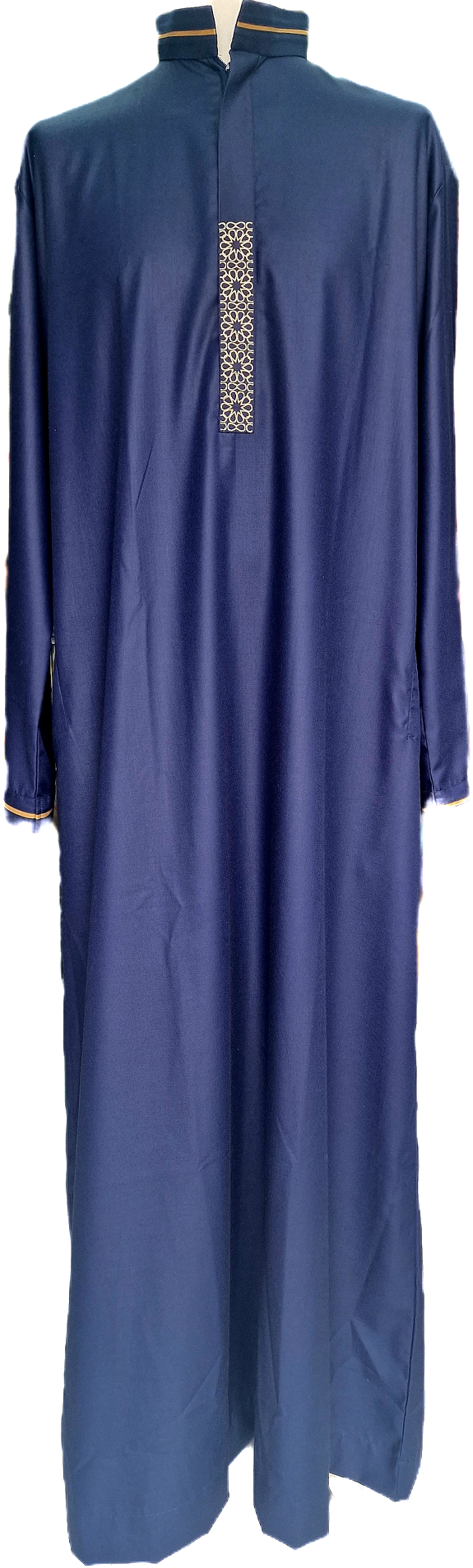 Navy Blue Thobe with collar