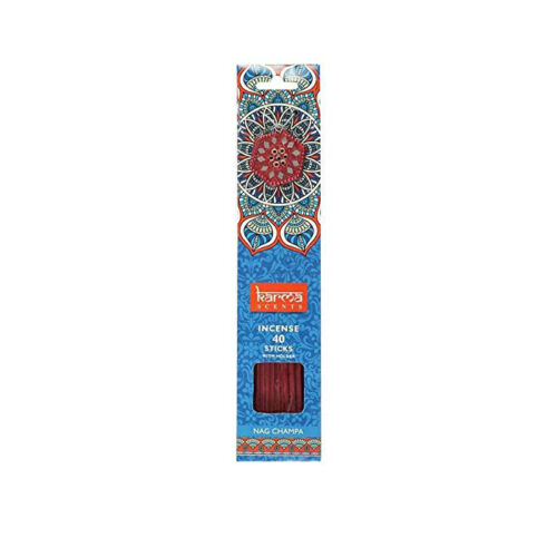 Karma Scents Collection 40 Piece Incense Sticks with Holder Scents nag champ