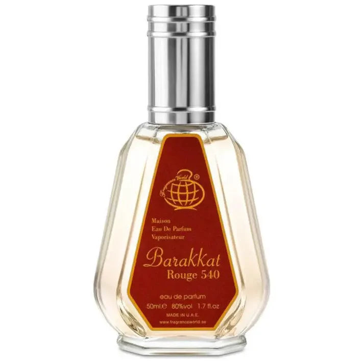 Barakkat Rouge 540 Eau De Parfum 50ml Fragrance World arabian perfume