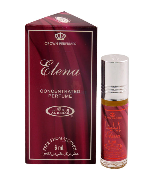 Elena Perfume Oil 6ml X 6 By Al Rehab halal