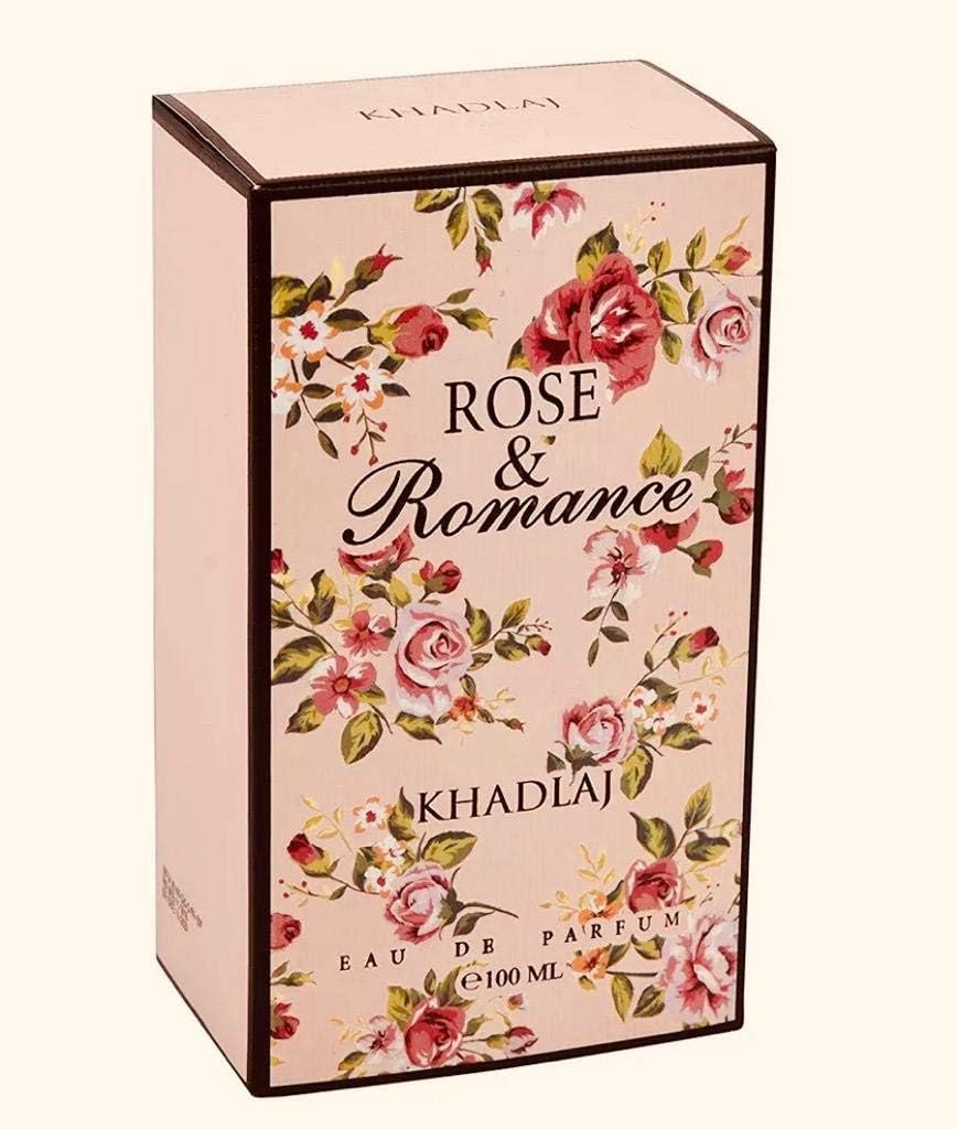 Rose And Romance Eau de Parfum By Khadlaj 100ml Arabian Fragrance For Women Gift