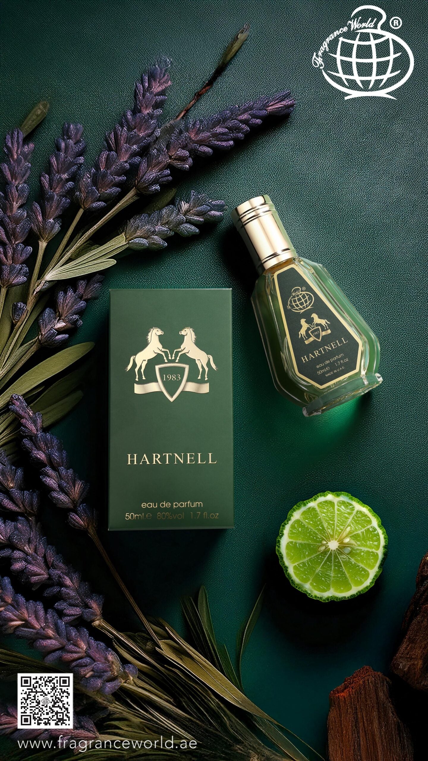 Hartnell for Men Eau de Parfum 50ml Fragrance World