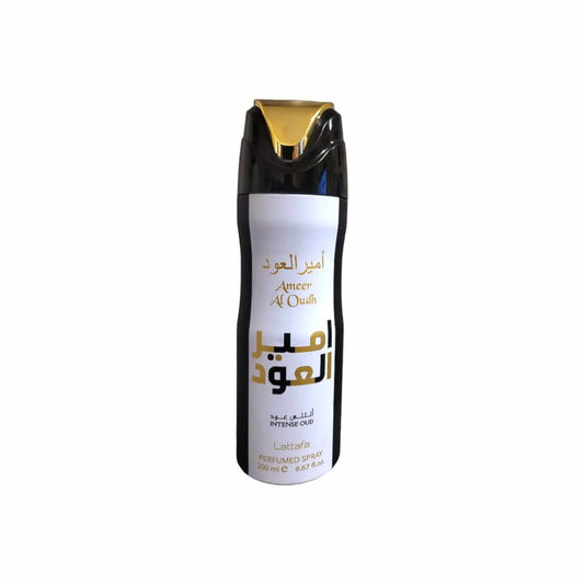 Ameer Al Oudh Intense Oud Perfumed Body Spray 200ml by Lattafa halal