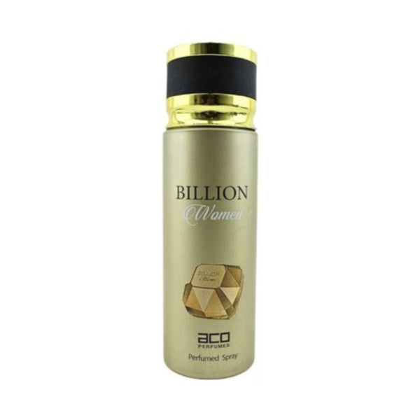 Billion Women Perfumed Spray 200ml Body Spray by ACO Perfumes