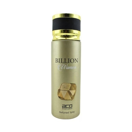 Billion Women Perfumed Spray 200ml Body Spray by ACO Perfumes