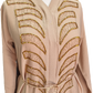 Beige Abaya with Gold Embellishments