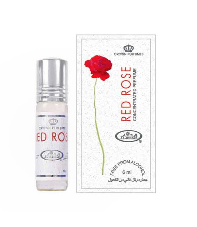 Al Rehab Concentrated Perfume Oil Red Rose by Al Rehab halal