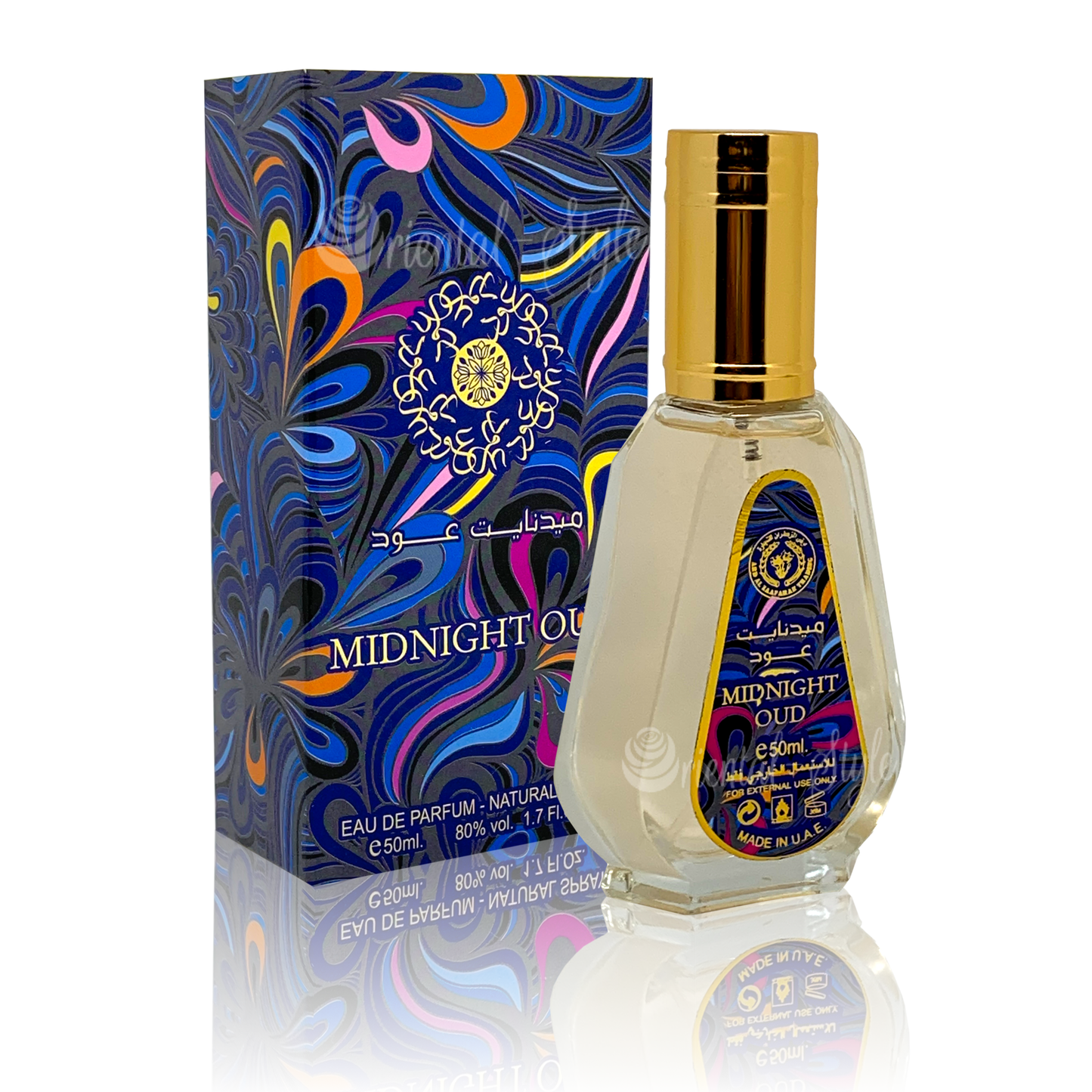 Ard Al Zaafaran Perfumes Midnight Oud Eau de Parfum 50ml Vaporisateur/Spray halal