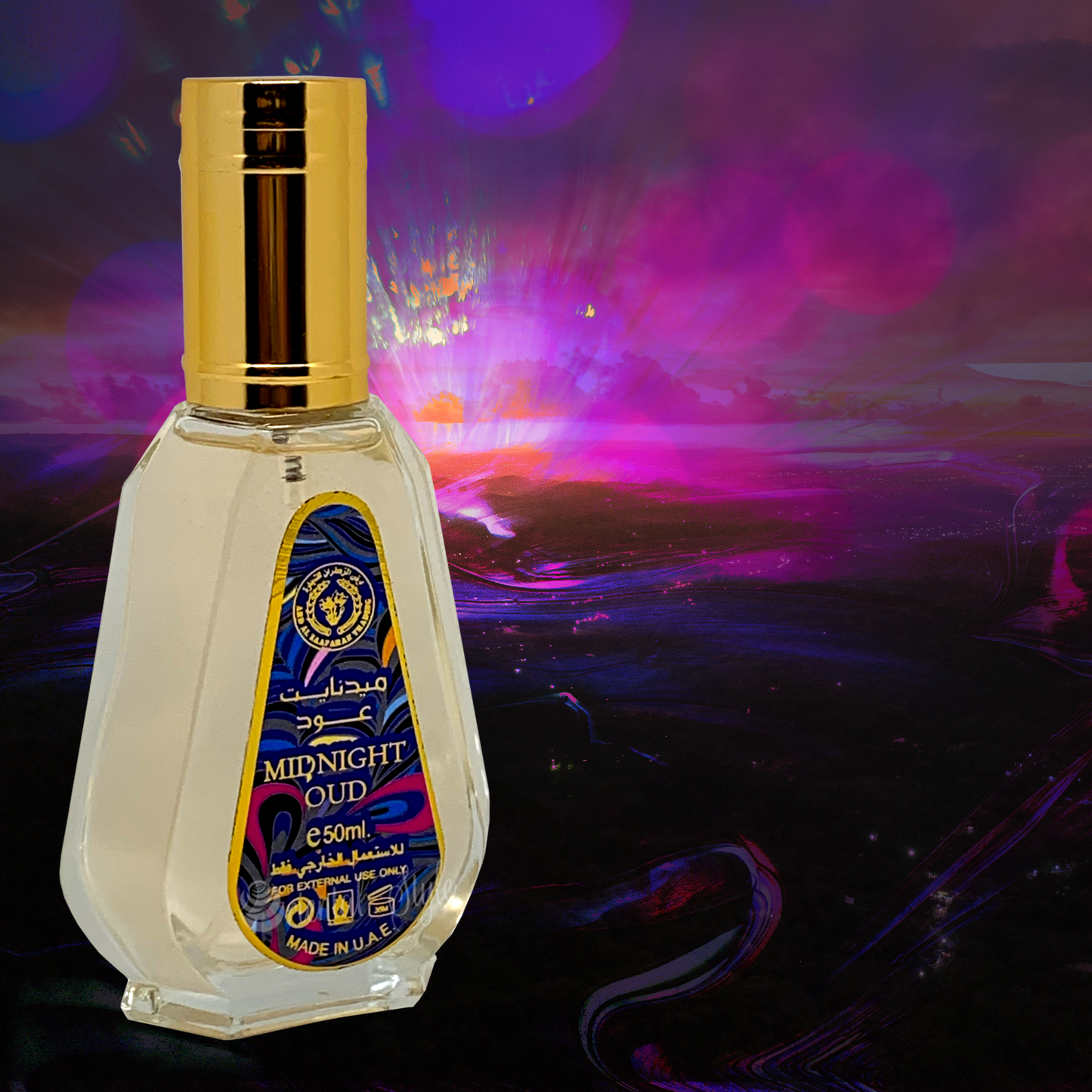 Ard Al Zaafaran Perfumes Midnight Oud Eau de Parfum 50ml Vaporisateur/Spray halal