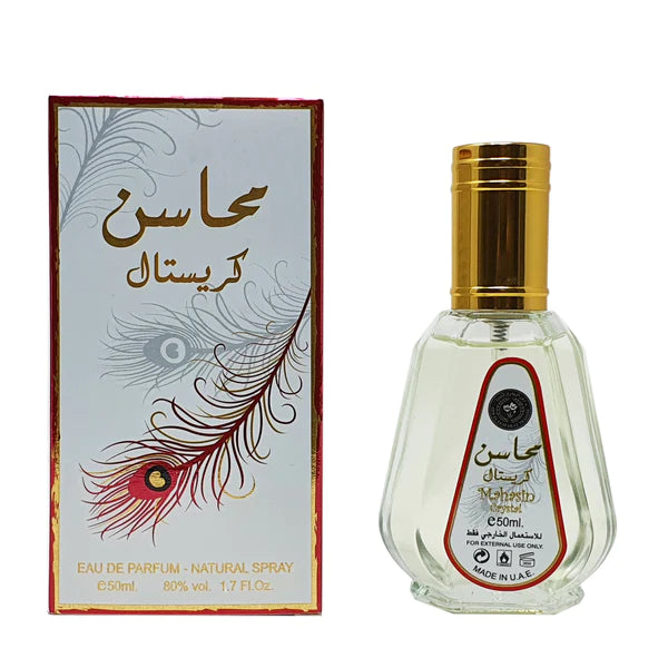 Mahasin Crystal Eau de Parfum 50ml Ard Al Zaafaran Perfumes