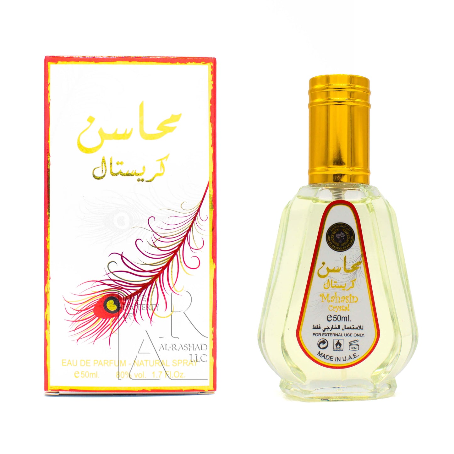 Mahasin Crystal Eau de Parfum 50ml Ard Al Zaafaran Perfumes