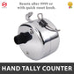 Mechanical Tally Counter Hand Held 4 Digit Palm Golf Finger Counting Clicker