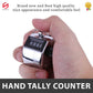 Mechanical Tally Counter Hand Held 4 Digit Palm Golf Finger Counting Clicker