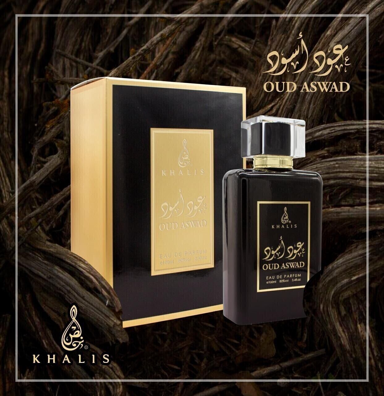 Oud Aswad Eau De Parfum 100ml Original By Khalis Arabian fragrence