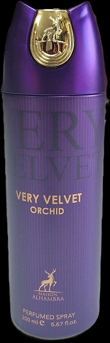 Very Velvet Orchid Body Spray Maison Alhambra Deodorant Dubai UAE 200ml