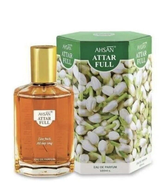 Original Attar Full Jasmine 100ml EDP Perfume Attar By Ahsan New Halal