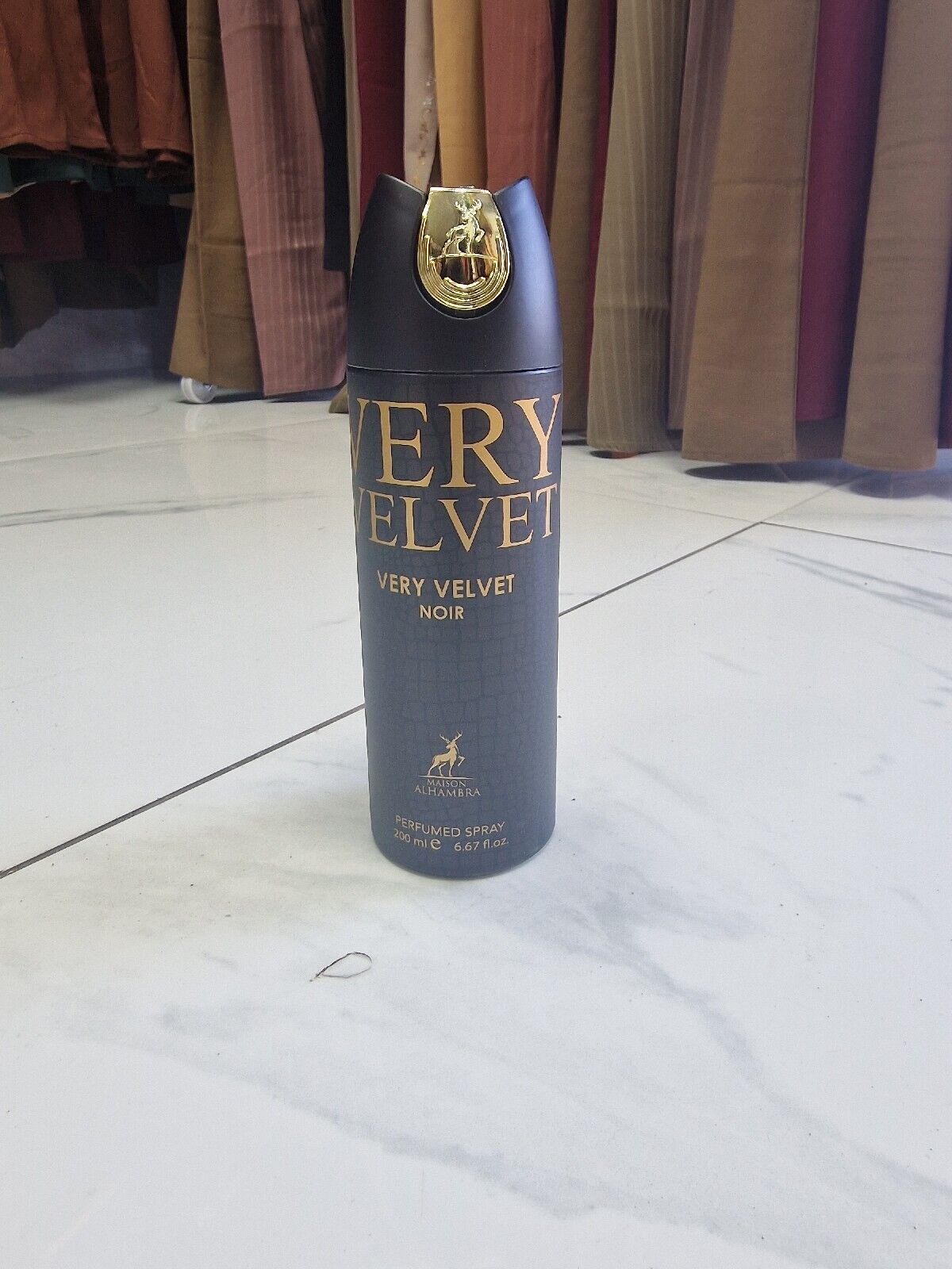 Very Velvet Noir Body Spray Maison Alhambra Deodorant Dubai UAE 200ml