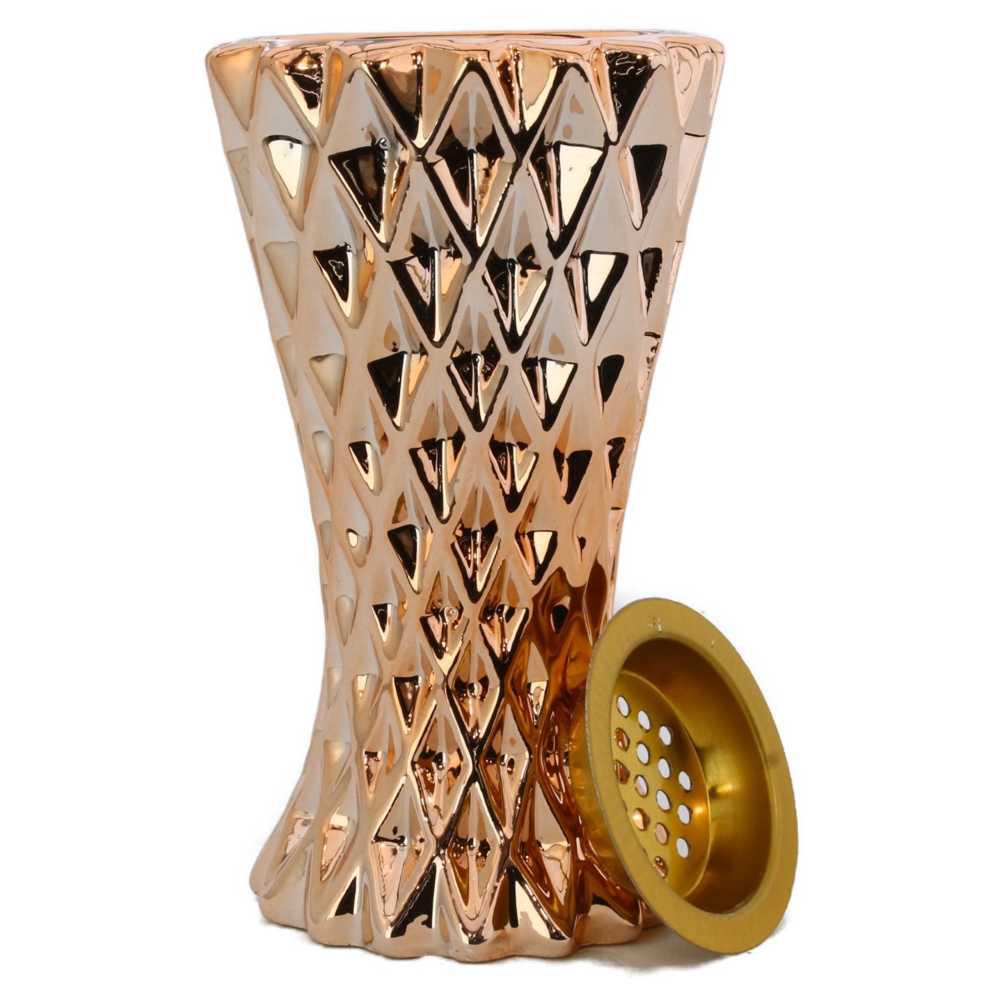 Ceramic Incense Bakhoor Burner Home Décor Gift Rose Gold D5