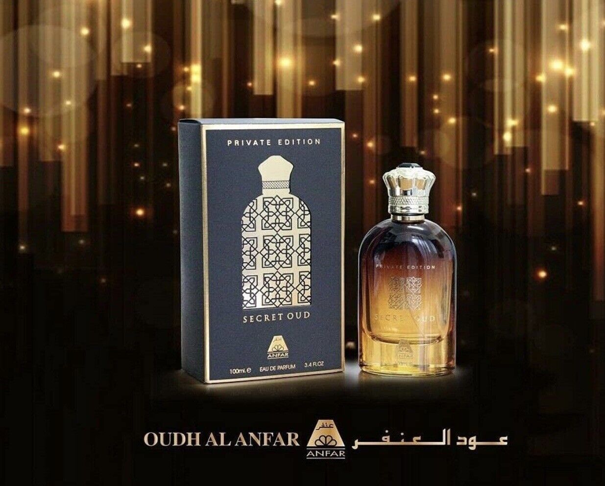 Original SECRET OUD PRIVATE EDITION UNISEX PERFUME 100 ML EDP ANFAR