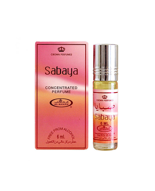Sabaya 6ml Roll On Perfume Oil By Al Rehab Unisex Arabic Arabian Fragrance Roses halal