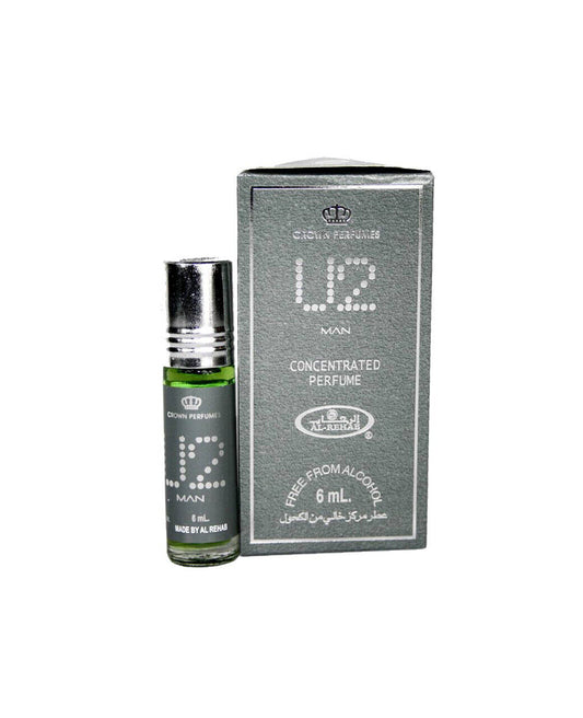 U2 6ml Roll On Perfume Oil By Al Rehab Unisex Arabic Arabian Fragrance Vanilla halal