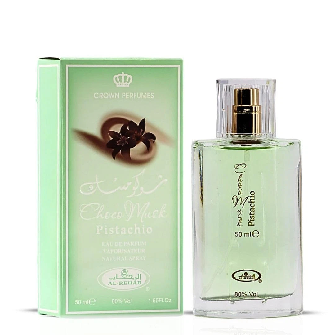 Choco Musk Pistachio 50ml Perfume Spray Al Rehab
