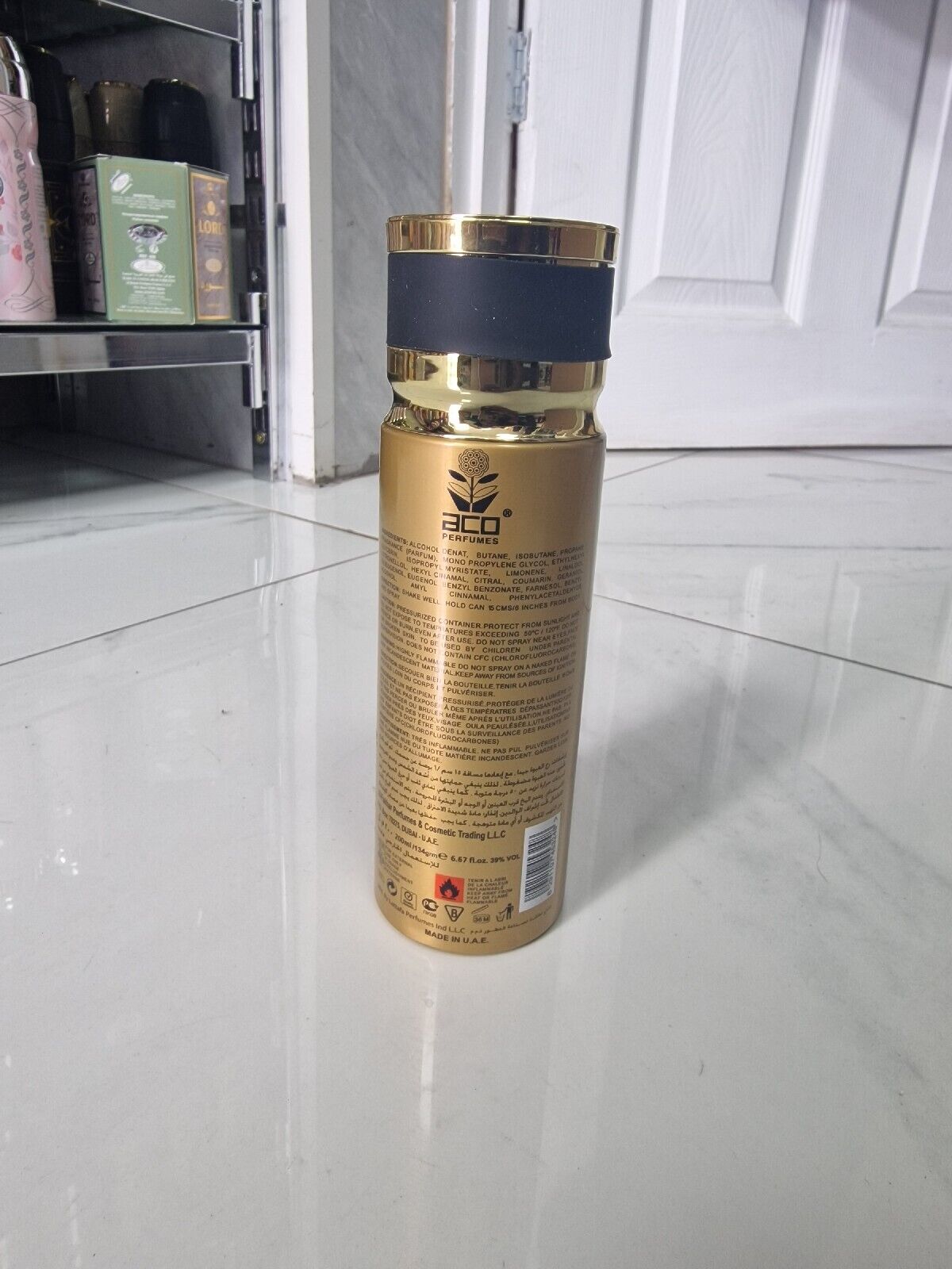 Aco Perfumes Opulent Gold Perfumed Deodorant dubai UAE - 200ml