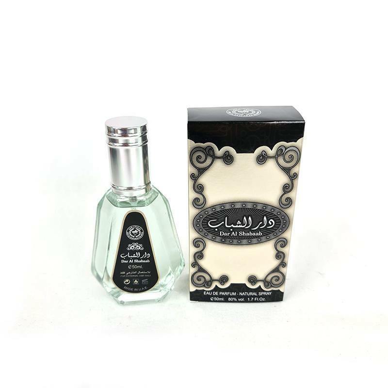 Dar Al Shabaab 50ml Perfume Spray Ard Al Zafaaran Fresh Spicy Musk halal dubai