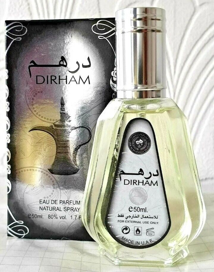 DIRHAM SILVER ARD AL ZAAFARAN EAU DE PERFUME SPRAY 50ml dubai Halal