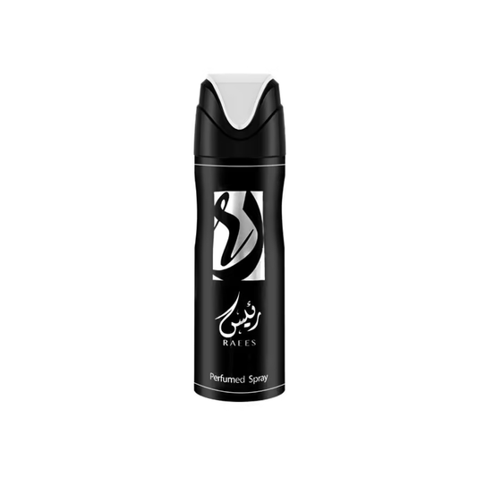 Lattafa Raees Imported Long Lasting Perfumed Deodorant Body Spray (200ml) halal