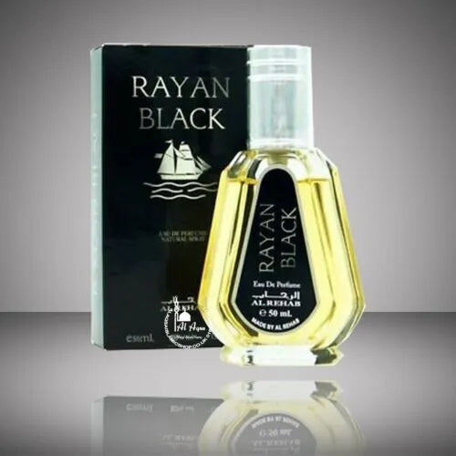 Rayyan Black 50ml EDP Al Rehab Perfume Spray