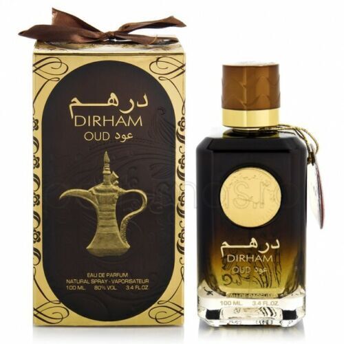 Dirham Oud Eau de Parfum by Ard Al Zaafaran  Oriental Musky Sandalwood 100ml