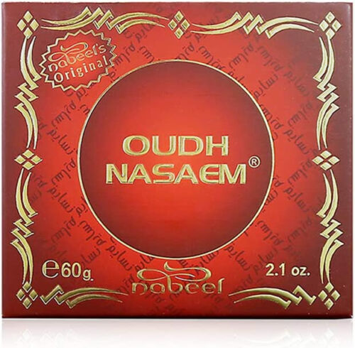 Oudh Nasaem Nabeel Home Fragrance Burning Bakhoor Incense Sticks Wood Chips 60gm