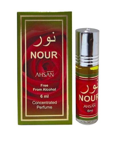 Nour 6ml Perfume Oil by Ahsan Fruity Notes Violet Amber Roll On
