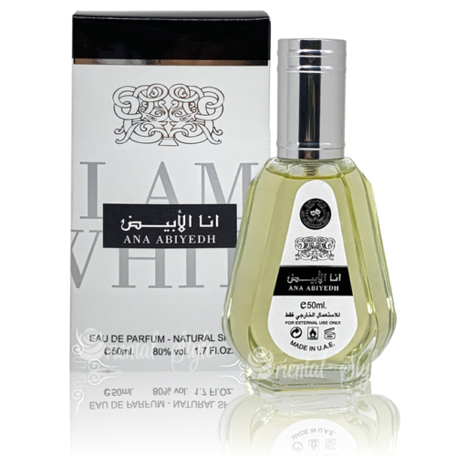 ARD AL ZAAFARAN PERFUME ANA ABIYEDH 50ML SPRAY EAU DE PARFUM halal